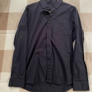 Men’s Size Small Lululemon Navy Button Down